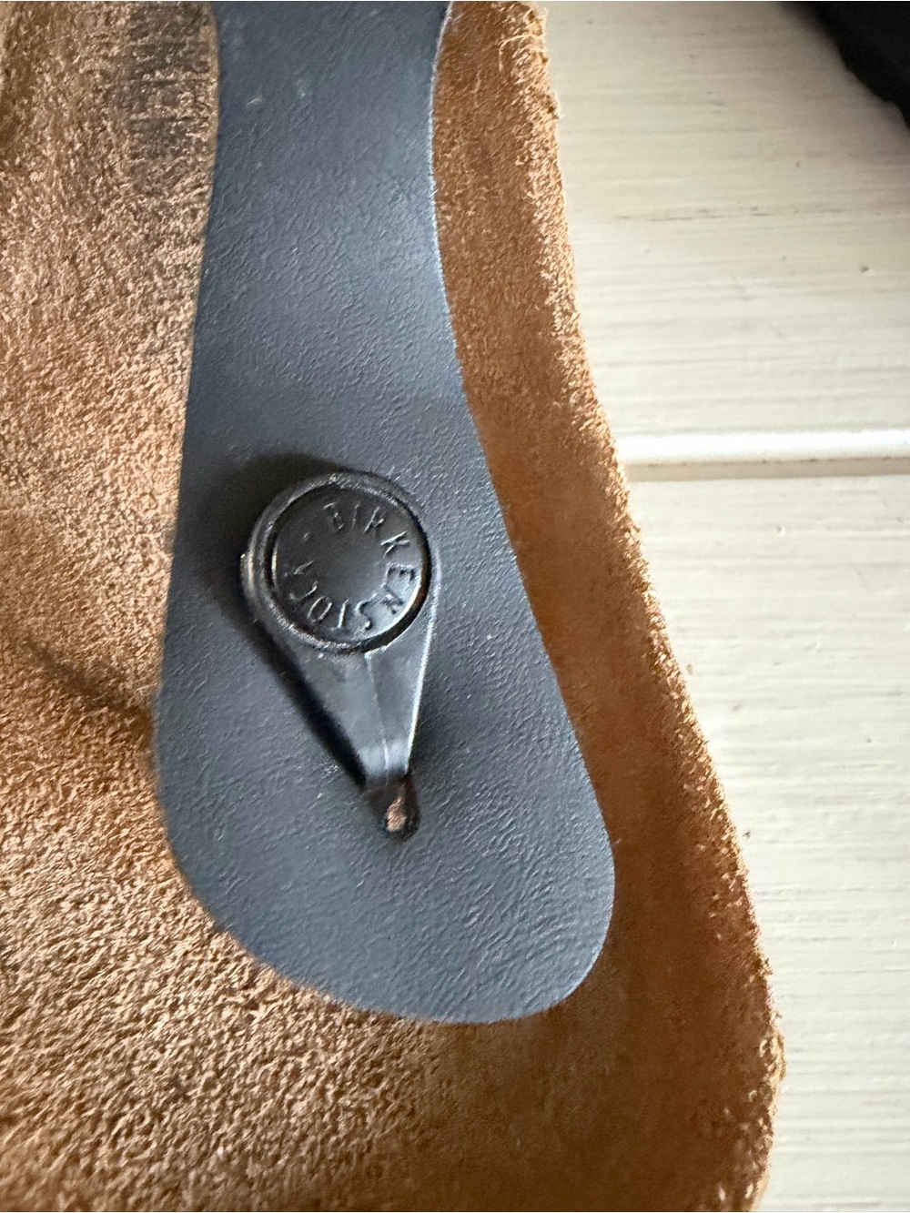 Birkenstock Gizeh Black Birko-Flor Thong Sandal Size 38 EU US 7-7.5 Gently Used - Picture 12 of 14